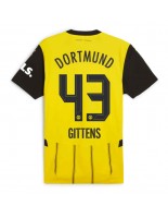 Moške Nogometnih dresov Borussia Dortmund Jamie Bynoe-Gittens #43 Domači 2024-25 Kratki rokavi